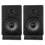 VAULT C6 6-Inch Powered Studio Reference Monitors - Pair with Acoustic Foam Pads