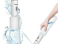 VELOMAX Portable Travel Bidet with 2 Pressure Options, IPX7 Waterproof Electric Rechargeable Mini Handheld Spray for Women & Men, Adjustable Speed, Hygienic Cleaning, Postpartum & Baby Care
