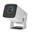 WZATCO Yuva Go Plus, 1080P Native Smart Android Projector, Rotatable, Auto & 4D Keystone, 9000 Lumens, WiFi-6 & BT, Screen Mirroring, ARC, Room Portable Home Cinema, White