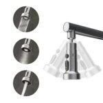 WaterScience Tap Extension for Kitchen Sink | 3 Flow Modes | Flexible Faucet Extender for Taps | Aerators for Water Tap | Upto 80% Water Saving - Wide