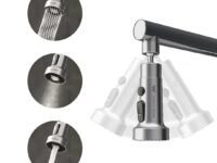 WaterScience Tap Extension for Kitchen Sink | 3 Flow Modes | Flexible Faucet Extender for Taps | Aerators for Water Tap | Upto 80% Water Saving - Wide