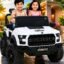 Wishmaster Driving 4 Motors with Bluetooth EV Jeeps for 1, 2, 3, 4, 5, 6 Years | Remote + Steering + Mobile App Control | Kids Car | Birthday Gift