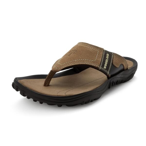 Woodland Men's Leather Slippers