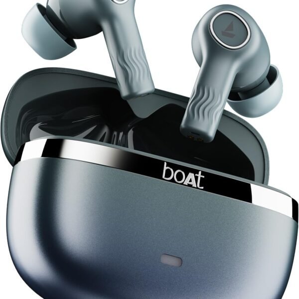 boAt Nirvana Ion ANC Pro, High Definition Audio LDAC, Active Noise Cancelling (~ 32dB), 120 Hour Battery, App Support, Fast Charging, v5.3 Bluetooth Headphones, TWS Ear Buds with Microphone