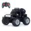 popsugar Off Roader Rechargeable Remote Control Car | RC Car Monster Truck | 4 Headlight Modes | Lithium Battery | C-Type Charging | 2.4GHz Remote Controller | Made in India, Black
