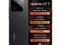 realme GT 7 (IceSense Black,12GB+512GB)| India's 1st MediaTek Dimensity 9400e Chipset | Strongest Battery Combo 7000mAh + 120W | AI 4K 120FPS Travel Camera | 360° Cooling IceSense Design with Graphene