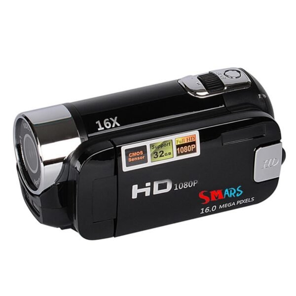 smars 1080P HD Digital Handy Camera Recorder with 2.7 Inch Color Display, Video Camcorder, Fill Light, 16x Digital Zoom Camera Recorder for Vlogging