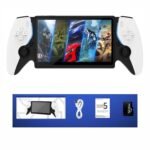 ugtenversi 7.0-inch Retro Handheld Gaming Console 64GB, Pre-Loaded with 15,000+ Games/30+ Emulators, Supports HDMI Output for Big-Screen Gaming(White)