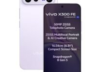 vivo X300 FE 5G (Lilac Purple, 12GB RAM, 256GB Storage) with No Cost EMI/Additional Exchange Offers