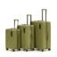 MOKOBARA Transit Set of 3 Trolley Bag (54cm 64cm 74cm) Olive | Cabin 40L Check-in 65L Check-in Large 100L Polycarbonate Hardshell 360° 8 Silent Ninja Wheels Premium Zipper 30+ Days Travel