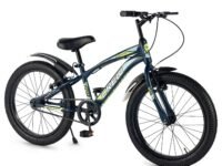 Lifelong 20T Cycle for Kids 5 to 8 Years - Bike for Boys and Girls - 85% Pre-Assembled, Frame Size: 12" - Suitable for Children 3 Feet 10 Inch+ Height - Unisex Cycle (Crew, Blue),Rigid