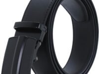 Labnoft Men's Auto Lock PU Leather Belt