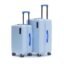 MOKOBARA Aisle Trunk Set of 2 Trolley Bag (55.5cm 65cm) Blue | Cabin 40L Check-in 70L Polycarbonate Hardshell Frosted Hardware TSA Lock YKK Zippers 8 Silent Ninja Wheels 18-21 Days Travel