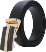 Labnoft Men's Auto Lock PU Leather Belt