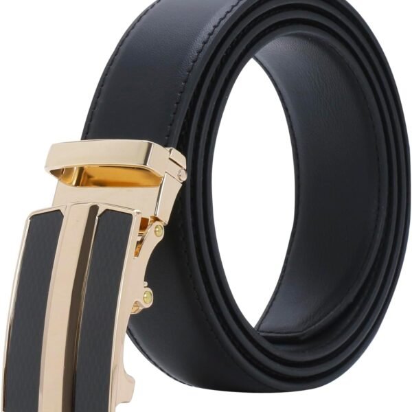 Labnoft Men's Auto Lock PU Leather Belt