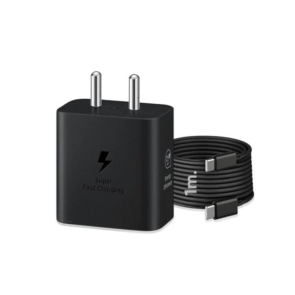 45W GaN Type C Super Fast Charger Compatible with Samsung Galaxy S/A/M/F/Z All Series,S26/S25/S24/S23/S22/S21 /Fe/Plus/Ultra/Z Fold/Z Flip & Other Device,Original BIS Certified Charger (2Yrs Warranty)