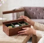 Royal Craft Expertise Mens watch box, Watch display case, Indian Rosewood watch box case organizer for men, Velvet lining glass lid, Solid Gift for Him, Made for Special Occasions
