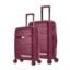 Nasher Miles Paris Hard-Sided Polypropylene Luggage Set of 2 | 55cm & 65cm | 8 Wheels Double Spinner Small & Medium Trolley Bag for Travel | Suitcase (Maroon)