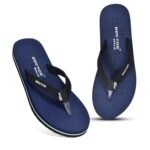 Doctor Walk Orthopaedic Flip Flops, Black, Cushioned Footbed with Anti-Slip Sole Slipper for Women's