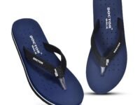 Doctor Walk Orthopaedic Flip Flops, Black, Cushioned Footbed with Anti-Slip Sole Slipper for Women's