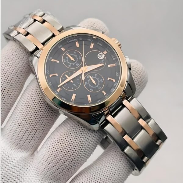 AMERICANVIBER® Affordable Men’s Wrist Watch Under 499 |Men Watch | Classic Round Dial | Quartz Movement | Stainless Steel Belt | Lightweight & Durable Design | Analog Display | Trendy Party & Office Wear
