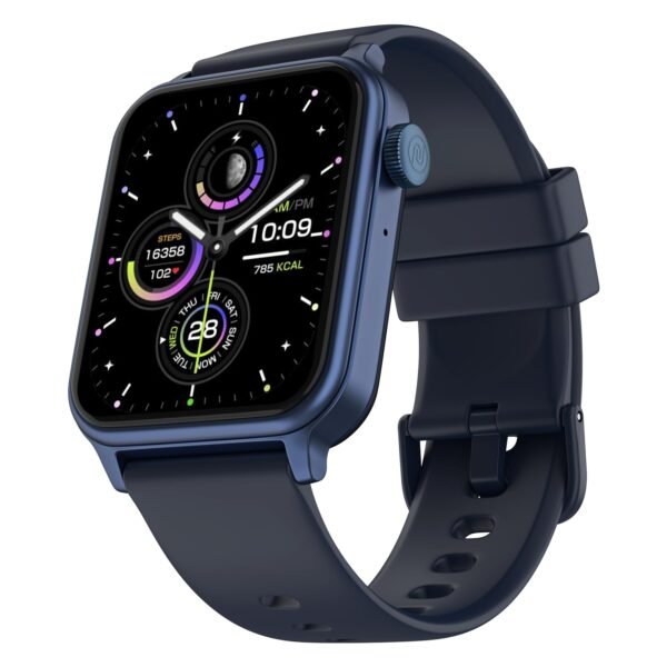 Noise Pulse Hyper Smart Watch with 21 Days Battery, 1.85" Display, AI Watch Faces, 100+ Sports Modes, Health Suite, SpO2 & Heart Rate Monitor, 1ATM Water Resistant(Denim Blue)