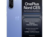 OnePlus Nord CE5 | MediaTek Dimensity | Massive 7100mAh Battery | Powered by OnePlus AI | 256GB 8GB | Nexus Blue