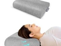 CareFoam Cervical Memory Foam Pillow for Neck Support | 2-Year Manufacturing Warranty | Orthopedic Contour Pillow for Cervical Spine Alignment & Shoulder Support | Made in India | 21 x 13 x 4 Inch