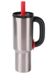 CYNVEXA Tumbler with lid and Straw 1200ML Cup Stainless Steel Vacuum Insulated Tumbler for Water, Iced Tea or Coffee 1.2L Office Gym Travelling (40 - Oz - Coconut Cloud)
