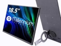 18.5 Inch FHD Portable Monitor | IPS Display | Ultra-Slim Foldable Screen Extender | USB Type-C & HDMI | Compatible with Laptop, PC, Mac (18.5")