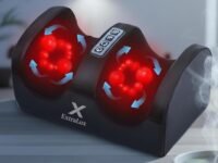 3D Electric Foot Massager with Heat | Deep Tissue Kneading | Quiet Motor | Multi-Intensity Foot & Calf Massager for Home & Office