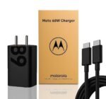 68W TurboPower Moto Phone Fast Charger with 3.3Ft Type-C to C Cable Compatible with Moto Edge,Edge 50 Pro,Edge 40 Neo,Razr 40,G84,G62,G54,G85,G45,G35,G96 & More (Black)