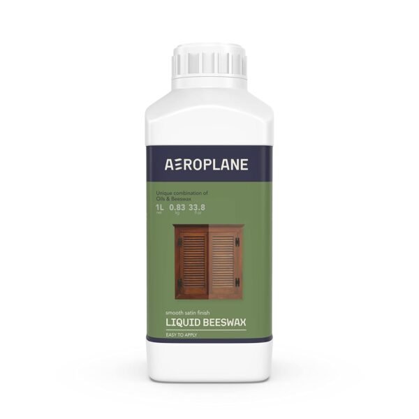 AEROPLANE - Liquid Beeswax - VOC Free & Non-Toxic Beeswax Wood Conditioner | 1 LTR