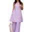 ANNI Designer Kurta Set for Women Cotton Blend Embroidered | Kurti Set for Woman | Farshi Salwar Suit Kurta Palazzo Outfit | Round Neck V Slit Sleeveless Regular Fit Ethnic Dress Stylish Clothing
