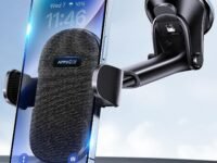 APPS2Car Car Phone Holder Mount Dashboard/Windshield Car Mobile Holder Rotatable 360 Car Mount with Suction Cup Compatible with iPhone 15/14/13 Series Smartphones and All Android Phone