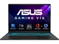 ASUS Gaming V16 (2025),Intel Core 5 210H (i5-14th Gen),RTX 4050-6GB,16GB RAM,512GB SSD,Windows 11,16"(40 cm),144Hz,M365 Basic (1Y),Office Home 2024,Matte Black,1.95 Kg,V3607VU-RP550WS,Gaming Laptop