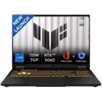 ASUS TUF F16, 14th Gen,Intel Core i7 14650HX,RTX 5060-8GB,16GB,1TB,FHD+,16",165Hz,90WHrs,Windows 11,M365 Basic (1Year)*,Office 2024,Jaeger Gray,2.2 Kg, FX608JMR-RV049WS, Gaming Laptop