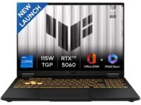 ASUS TUF F16, 14th Gen,Intel Core i7 14650HX,RTX 5060-8GB,16GB,1TB,FHD+,16",165Hz,90WHrs,Windows 11,M365 Basic (1Year)*,Office 2024,Jaeger Gray,2.2 Kg, FX608JMR-RV049WS, Gaming Laptop