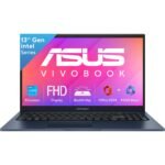 ASUS Vivobook 15, 13th Gen, Intel Core i3-1315U, 16GB RAM, 512GB SSD, FHD, Anti-Glare, 15.6", 39.6 cm, Windows 11 Home, M365 Basic(1yr)* Office24, Quiet Blue, 1.70 kg, X1504VA-BQ342WS, Laptop