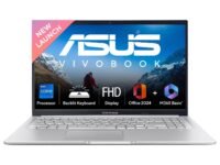 ASUS Vivobook 15, Intel Core i7 13th Gen 13620H, 16GB RAM, 1TB SSD, FHD 15.6", Windows 11, Office Home 2024, Cool Silver, 1.7Kg, X1502VA-BQ1299WS, Intel UHD GPU, 42Whr, M365 Basic (1Year)* Laptop