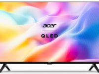 Acer 80 cm (32 inches) V Series HD Ready Smart QLED Google TV AR32GR2841VQD (Black)