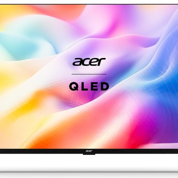 Acer 80 cm (32 inches) V Series HD Ready Smart QLED Google TV AR32GR2841VQD (Black)