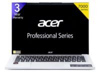 Acer Professional14[New Launch], AMD Ryzen5 7430U Turbo Boost, 16GB DDR4, 512GB SSD, Win11 Pro, MSO21, 3 Year Warranty, IPS 14" FHD HDR Laptop, Metal Body, Anti Virus