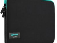 AirCase Premium Laptop Sleeve Case Cover Bag for 11-13.3 Inch Laptops| 4-Layer Neoprene, Slim Wrinkle-Free, Scratch & Water-Resistant, Shockproof| Airport Security Friendly | YKK Zipper | Black-Teal
