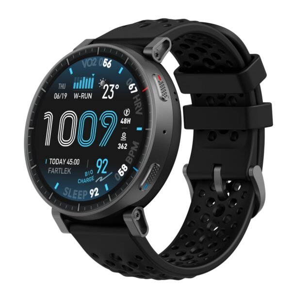 Amazfit Active Max(Smartchoice) Smart Watch 1.5" AMOLED Display,25-Day Battery,Offline Maps,GPS,4GB Storage,170+Sport Modes,5 ATM,Heart Rate & Sleep Fitness Tracker, Android & iPhone,Black | 48mm, 25-Day Battery, GPS, Water-Resistant, 4GB Storage, Offline Maps, 170+ Sport Modes, Heart Rate & Sleep Fitness Tracker