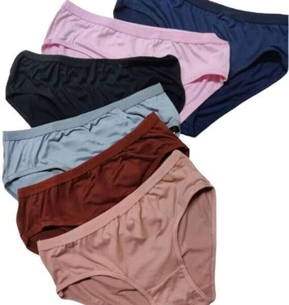 Amazon Brand - LUVREENA® Women Hipsters Panties 100% Super Soft Cotton Hipster Ladies Plain Bright Panty/Innerwear Soft Panties Underwear Combo Pack 3 Or 6 (Colour May Very)