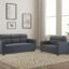 Amazon Brand - Solimo Elanzu 5 Seater Sectional Sofa Set (Fabric, Anchor Grey)
