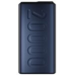 Ambrane 20000mAh Powerbank, 22.5W Fast Charging, Triple Output (2 USB & 1 Type C), Power Delivery, Quick Charge for iPhone, Android & Other Devices, Made in India + Type C Cable (Stylo 20k, Blue)
