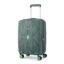 American Tourister Qubiz | Cabin Trolley Bag (55 cm) | 360° 8 Wheel Travel Luggage | Hard Case Polypropylene Suitcase | Recessed Combination Lock | Green