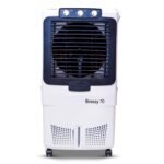 Amplesta Breezy 70L Desert Air Cooler for Home with 18” Fan, Everlast Pump, Collapsible louvers, 3 Speed; 4 way Air deflection, Cooler for room, Auto Fill, Honeycomb pads; White (1 Year warranty)